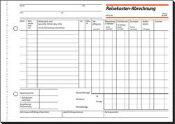 sigel Formularbuch "Reisekostenabrechnung", A5, 50 Blatt