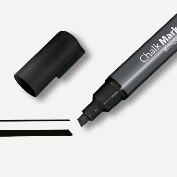Chalk Marker 1-5mm schwarz SIGELSTYL GL180