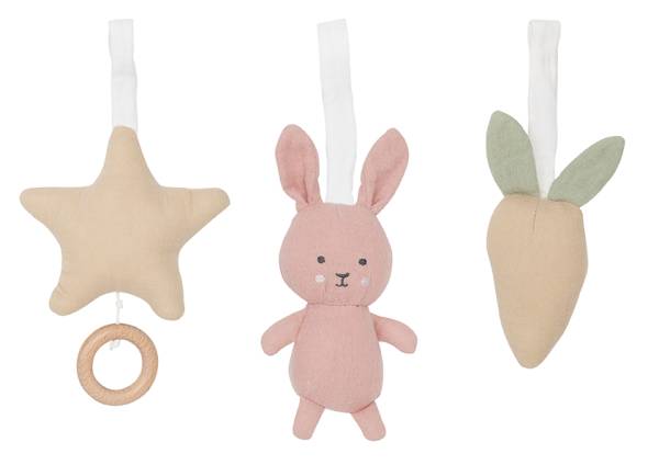 JABADABADO Babygym Spielzeug Hase K124 rosa