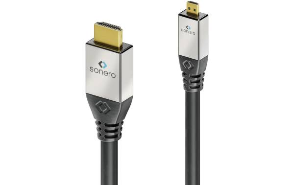 sonero Kabel Micro-HDMI (HDMI-D) – HDMI, 1 m