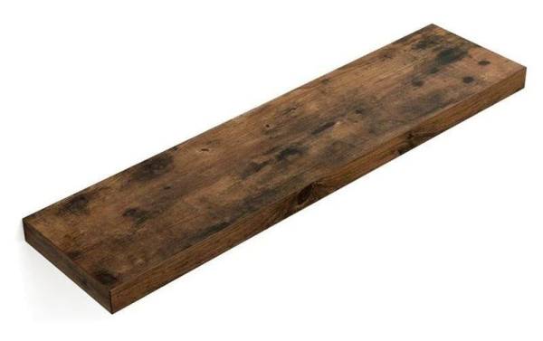 VASAGLE Wandregal Ledge, 80 cm, Holz