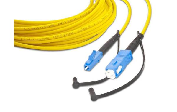 Lightwin LWL-Patchkabel LC-SC, Singlemode, Simplex, 2m