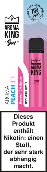 AROMA KING Bar 700 0170851 Peach Ice 20mg