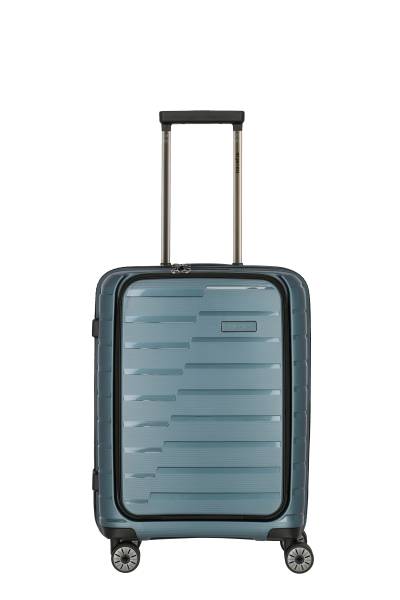 Travelite AIR BASE 4w Trolley S Vortasche, Eisblau