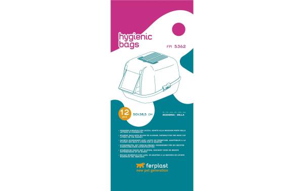 ferplast Katzentoilettenbeutel FPI 5362, 12 Stück