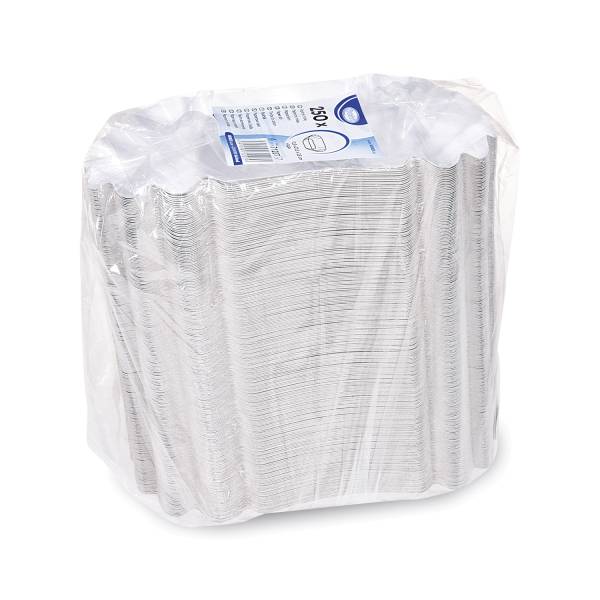 Pappschale oval weiß 20,5 x 12,5 x 3,5 cm – 250 Stück