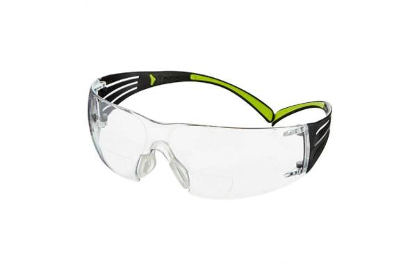 3M Schutzbrille SecureFit 420 mit +2.0 Dioptrie, Transparent