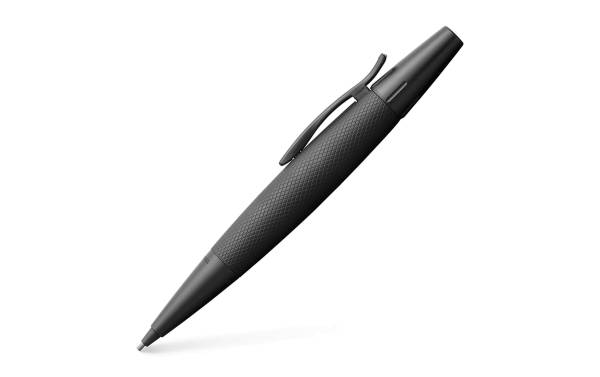 Faber-Castell Drehbleistift e-motion Pure Black 1.4 mm, Schwarz