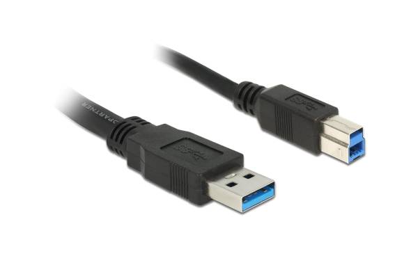 Delock USB 3.0-Kabel USB A – USB B 3 m