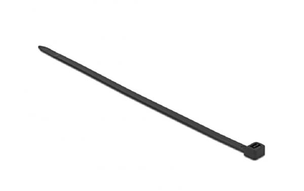 Delock Kabelbinder Schwarz 200 mm x 4.8 mm, 50 Stück
