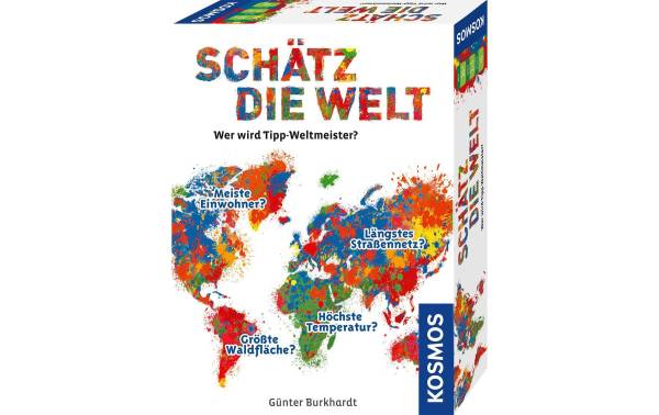 Kosmos Kinderspiel Schätz die Welt – Wer wird Tipp-Weltmeister?