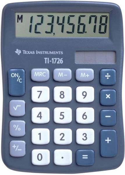Grundrechner 8-stellig TEXAS TI-1726