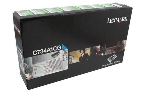 Lexmark Toner C734A1CG Cyan