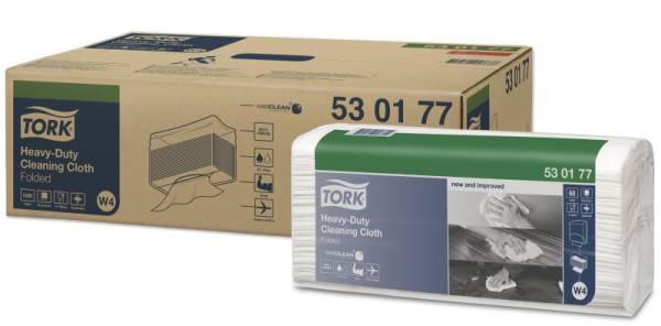 TORK 530177 Extra Starke Reinigungstücher Weiß – W4