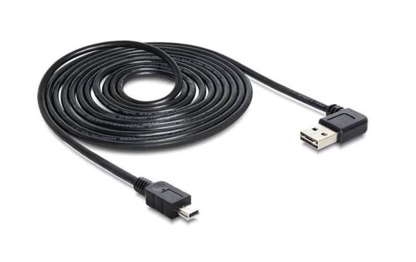 Delock USB 2.0-Kabel EASY-USB USB A – Mini-USB B 5 m