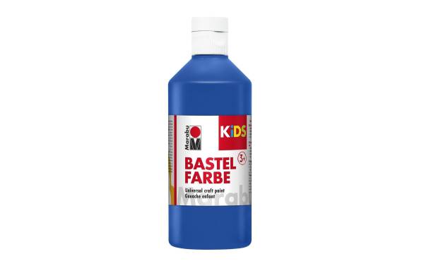 Marabu KiDS Bastelfarbe, 500 ml, dunkelblau 053