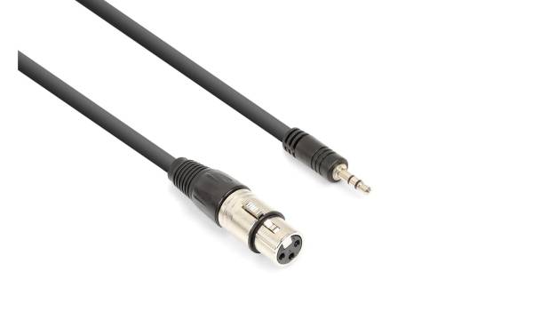 Vonyx CX320-05 XLR 3 Pole, female – 3.5 mm Klinke 0.5 m