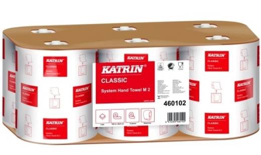 1 Karton 6 Handtuchrollen Katrin Classic 460102 2-lagig 160m – M2