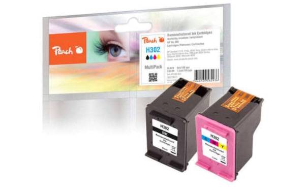 Peach Tintenset HP Nr. 302 (F6U66A/F6U65A)