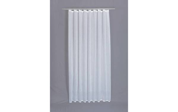 Stotz Decor AG Tagvorhang mit Faltenband Mac 210 x 150 cm, Weiss