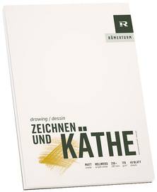 RÖMERTURM Künstlerblock "ZEICHNEN & KÄTHE", DIN A2