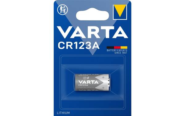 Batterie Lithium CR123A,3V 1600 mAh 1 Stück VARTA 620530140
