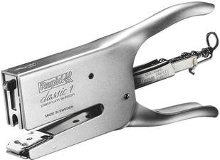 Rapid Heftzange Classic K1 – Platinum Edition, silber