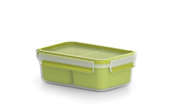 emsa Snackbox CLIP & GO, 1,0 Liter, transparent / grün