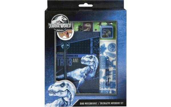 Undercover Notizbuch Jurassic World 11.8 x 17.7 cm, Blanko, Blau