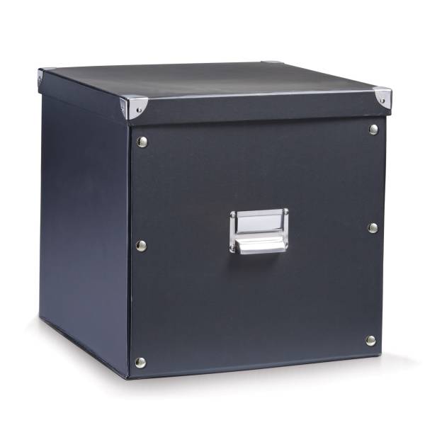 Aufbewahrungsbox 35l schwarz 33.5x33x32cm ZELLER 17635