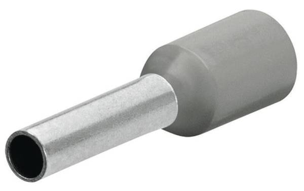 Knipex Aderendhülsen 16 x 10 mm Grau, 200 Stück