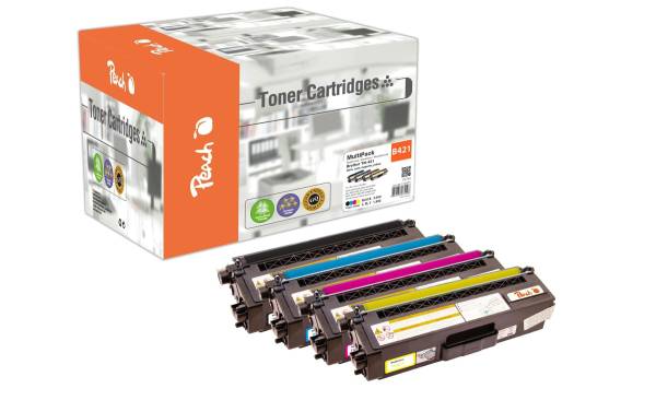 Peach Toner Brother TN-421 Black/Cyan/Magenta/Yellow
