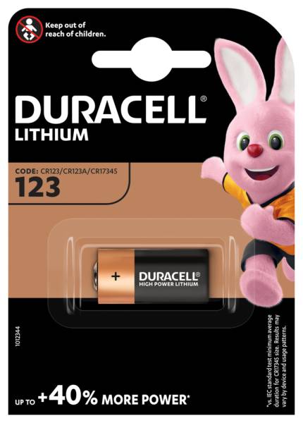 Photobatterie Specialty Ultra DL123A, EL123A, CR123A, 3V DURACELL CR123