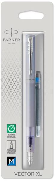 PARKER Füllfederhalter M 2159765 VECTOR XL silber