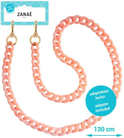 ZANAÉ Phone Necklace Coral 17467 Summer Harmony peach
