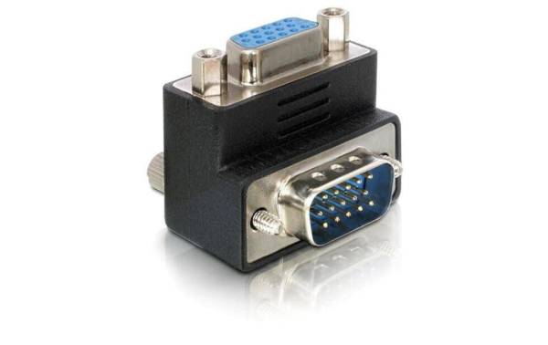 Delock Winkeladapter 90°, m-f VGA – VGA
