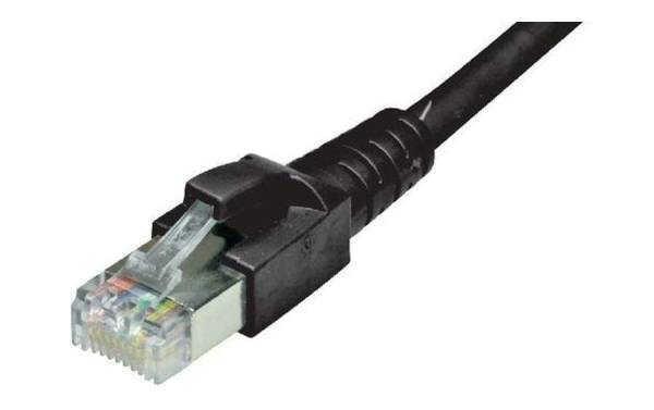 Dätwyler IT Infra Patchkabel Cat 6A, S/FTP, 15 m, Schwarz
