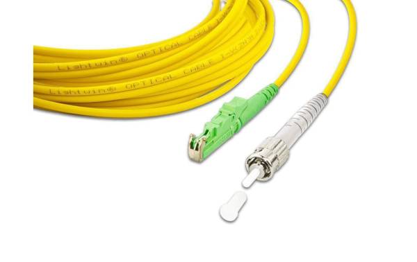 Lightwin LWL-Patchkabel E2000/APC-ST, Singlemode, Simplex, 1m