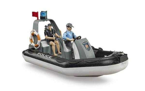 Bruder Spielwaren Polizei-Schlauchboot