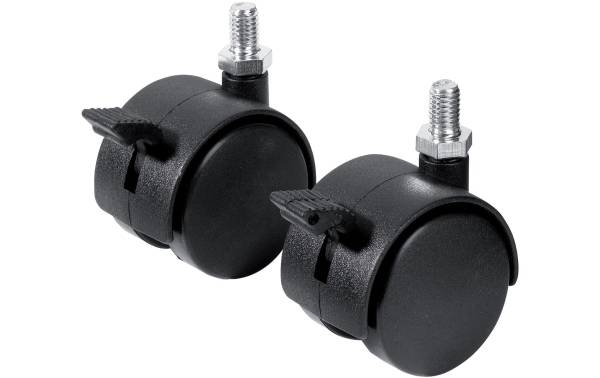 FRANKEN Rollenset für Stellwandsystem ECO, schwarz