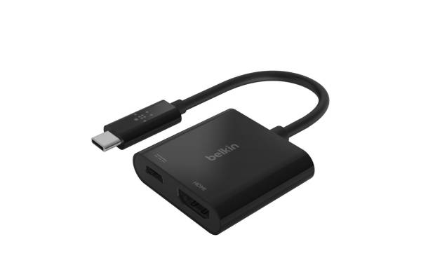 Belkin USB-C to HDMI + Charge Adapter – black