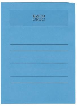Sichthülle Ordo volumino A4 blau 50 Stück ELCO 29465.32