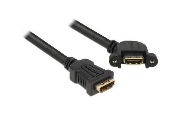 Delock Verlängerungskabel zum Einbau HDMI – HDMI, 0.25 m