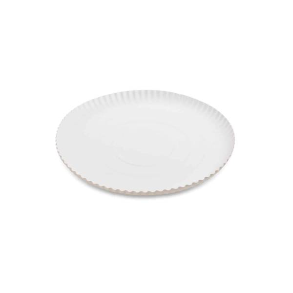 Pappteller tief weiß 24cm – 50 Stück