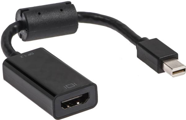 Adapter Mini Disp.-Port-HDMI male/female, 15cm LINK2GO AD4111BP
