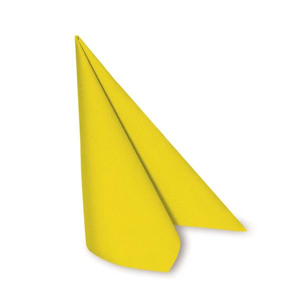 Airlaid Serviette PREMIUM gelb 40 x 40 cm - 50 Stück
