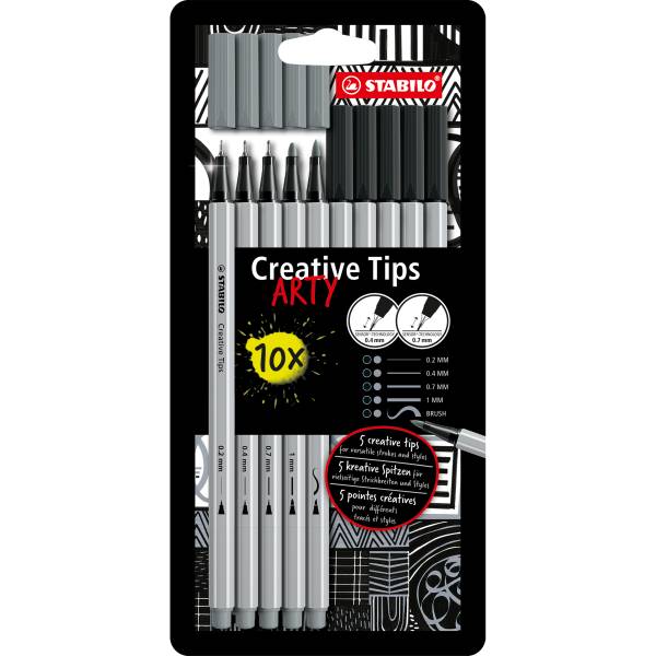 STABILO Kreativset Tips Arty 89/10-1-20 Shading 10 Stück