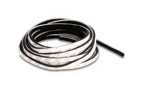 Delock Bürstenstreifen selbstklebend schwarz, 5mm – 5m