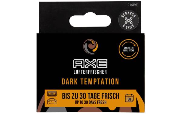 Axe Nachfüllung Stick zu Alu Refill Vent Dark Temptation 2 Stück