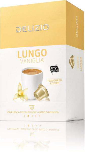 Kaffeekapseln Lungo Vaniglia 12 Stück DELIZIO 10174960